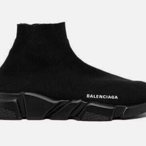 Balenciaga Men's Black Sock Sneakers